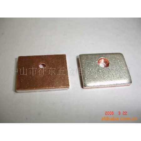 供应电梯用配件银触板 五金配件银触板 精密工艺银触板